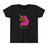 Youth - Afro Unicorn Pink & Blue Spring Tee