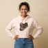 Afro Unicorn Unstoppable Women's Crop Hoodie