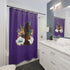 Afro Unicorn Shower Curtain