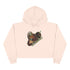 Afro Unicorn Unstoppable Women's Crop Hoodie