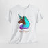 Afro Unicorn Cotton Candy Design Tee for Women
