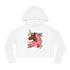 Women - Afro Unicorn Love Cropped Hoodie