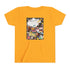 Youth Tee - Afro Unicorn Composition Back Design
