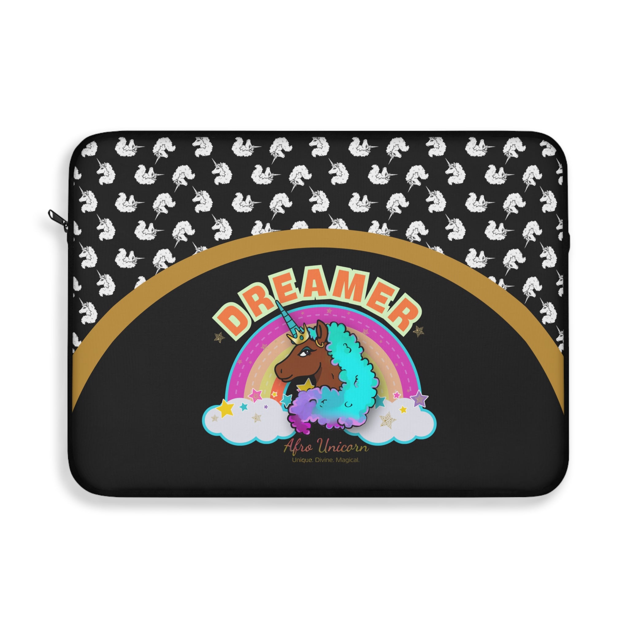 Laptop Sleeve - Afro Unicorn Dreamer