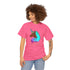 Afro Unicorn Cotton Candy Design Tee for Women