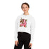 Women - Afro Unicorn Love Cropped Hoodie