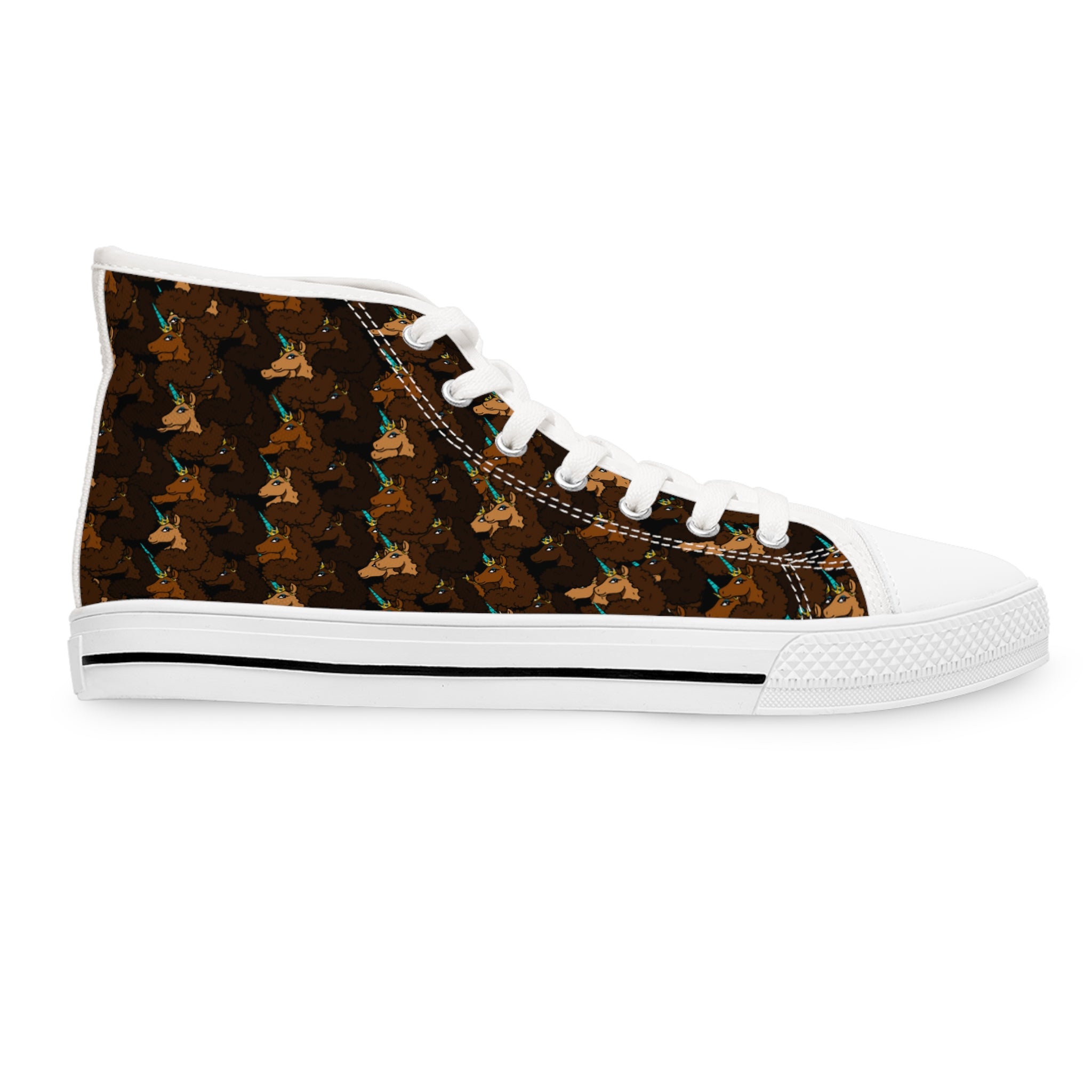 Women's Sneakers - Afro Unicorn Original Monogram High Top