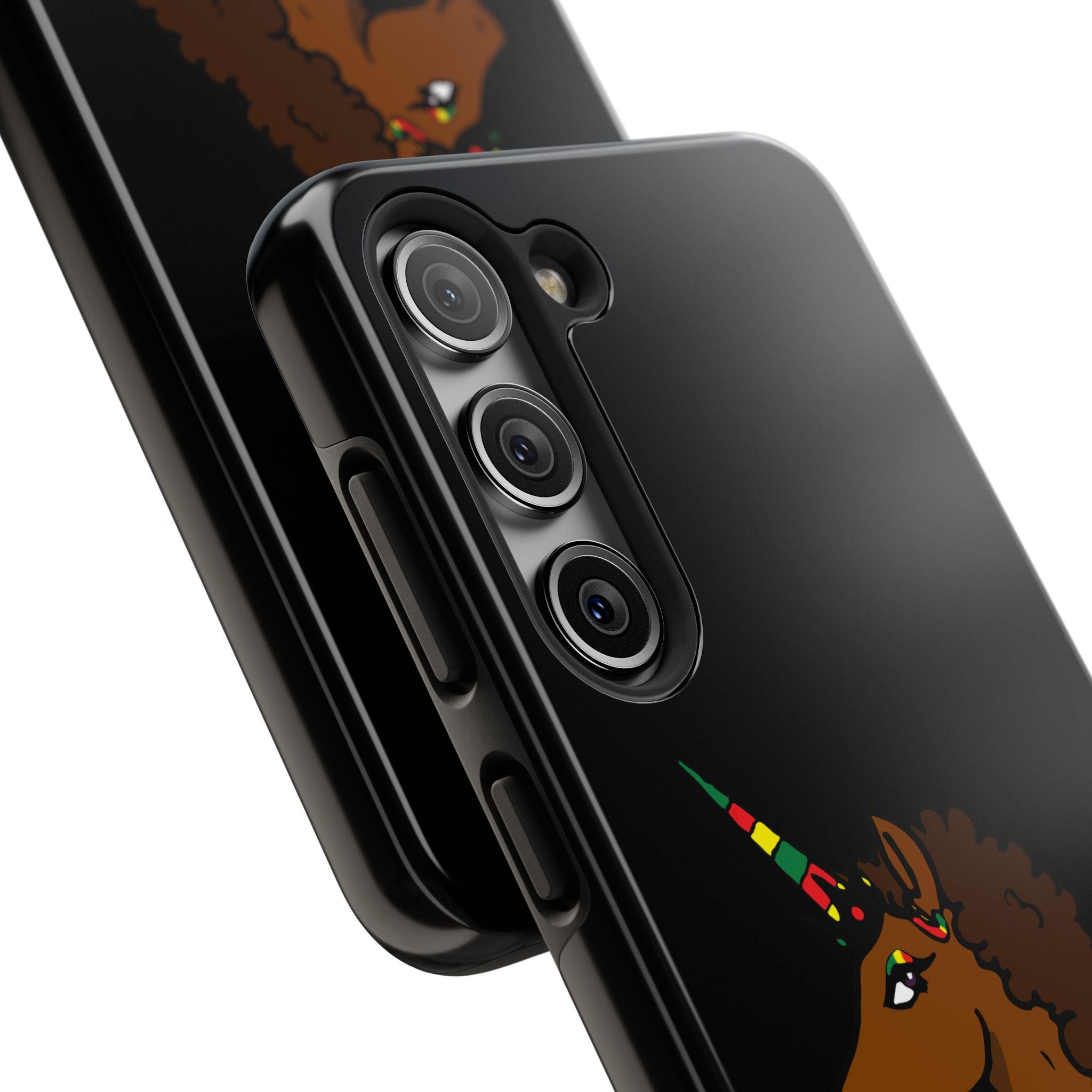 Phone Case - Afro Unicorn Black Pride Celebration Design