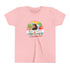 Afro Unicorn Girl Youth Tee - Summer Fun Short Sleeve