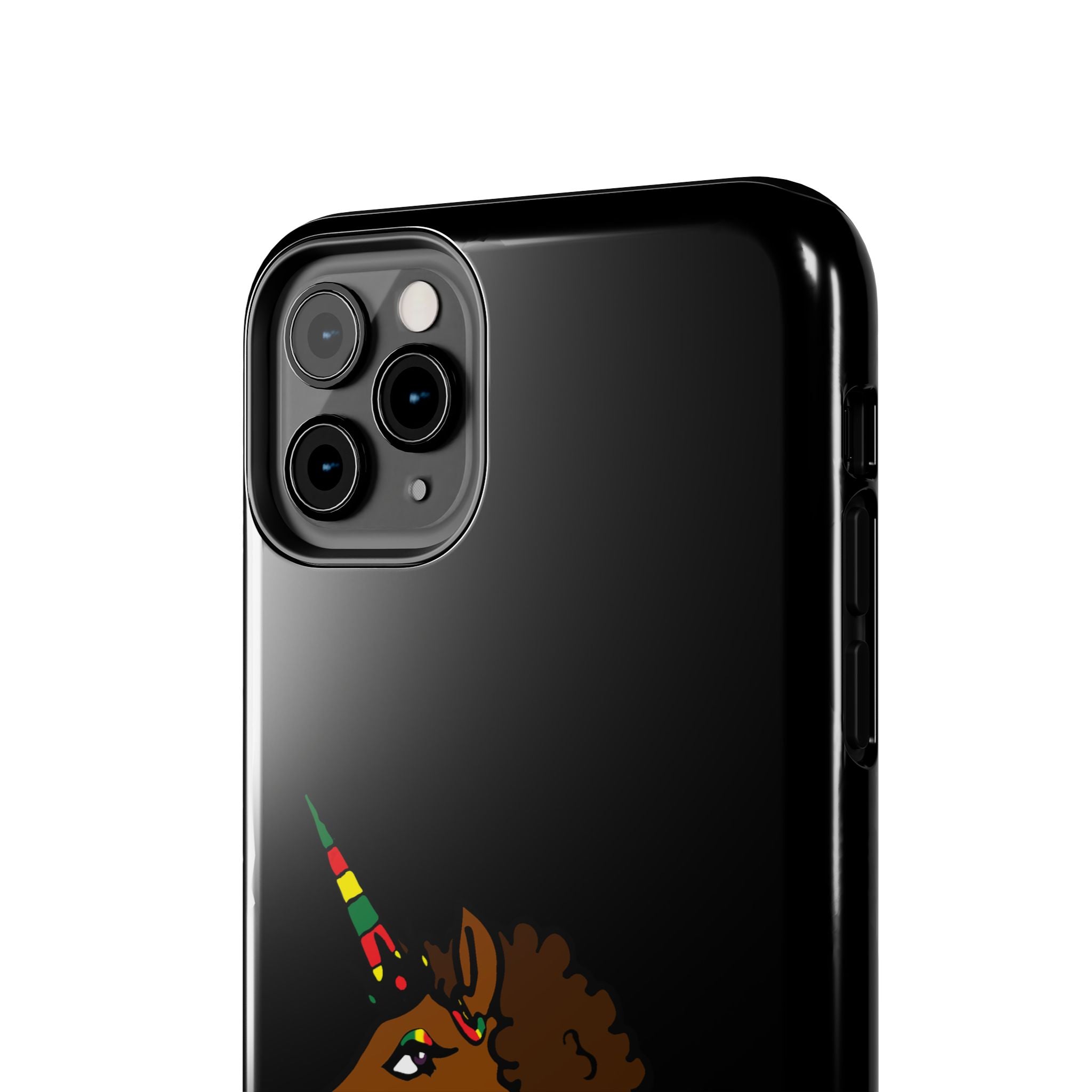 iPhone Case - Afro Unicorn Celebrate Black 365 Design