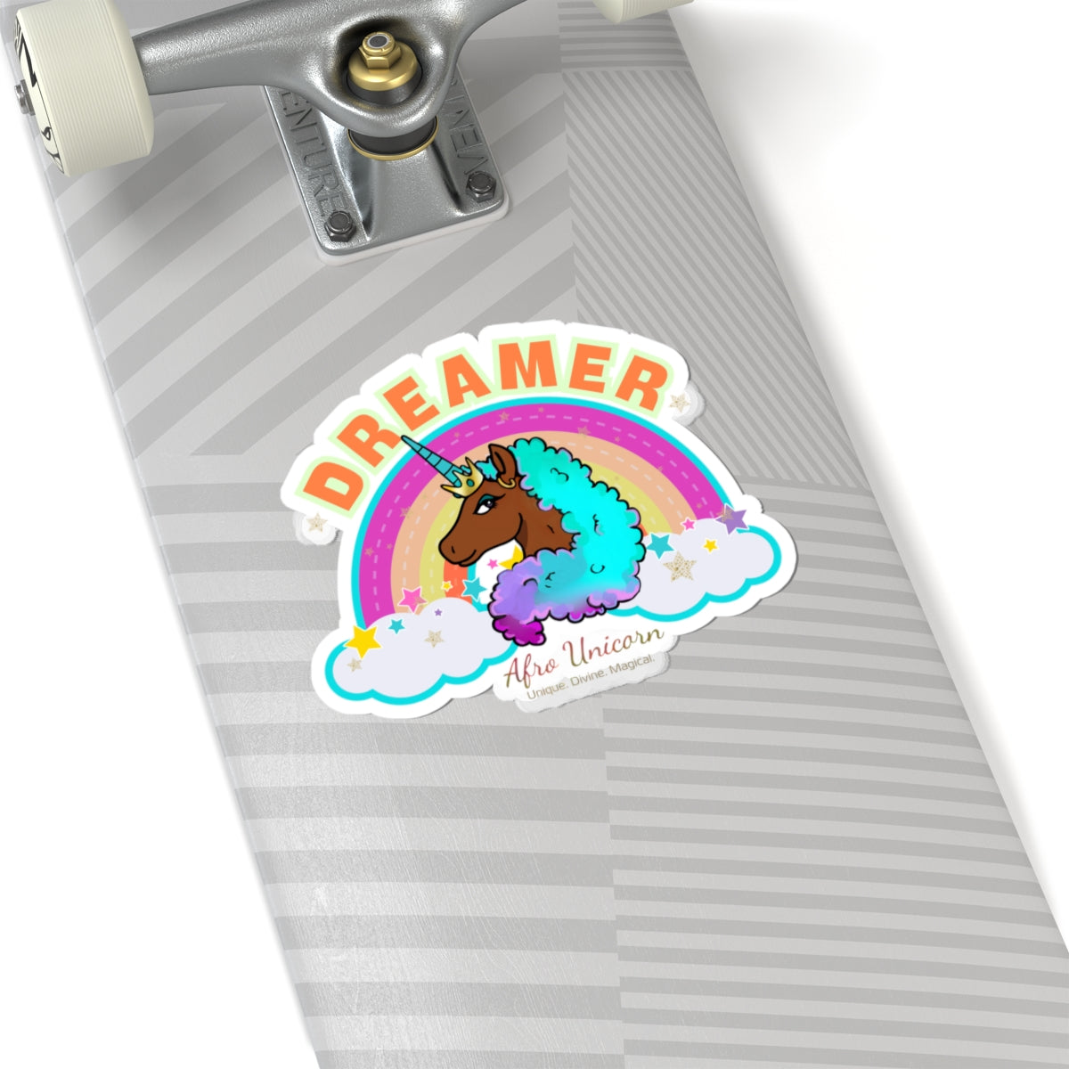 Afro Unicorn DREAMER Stickers