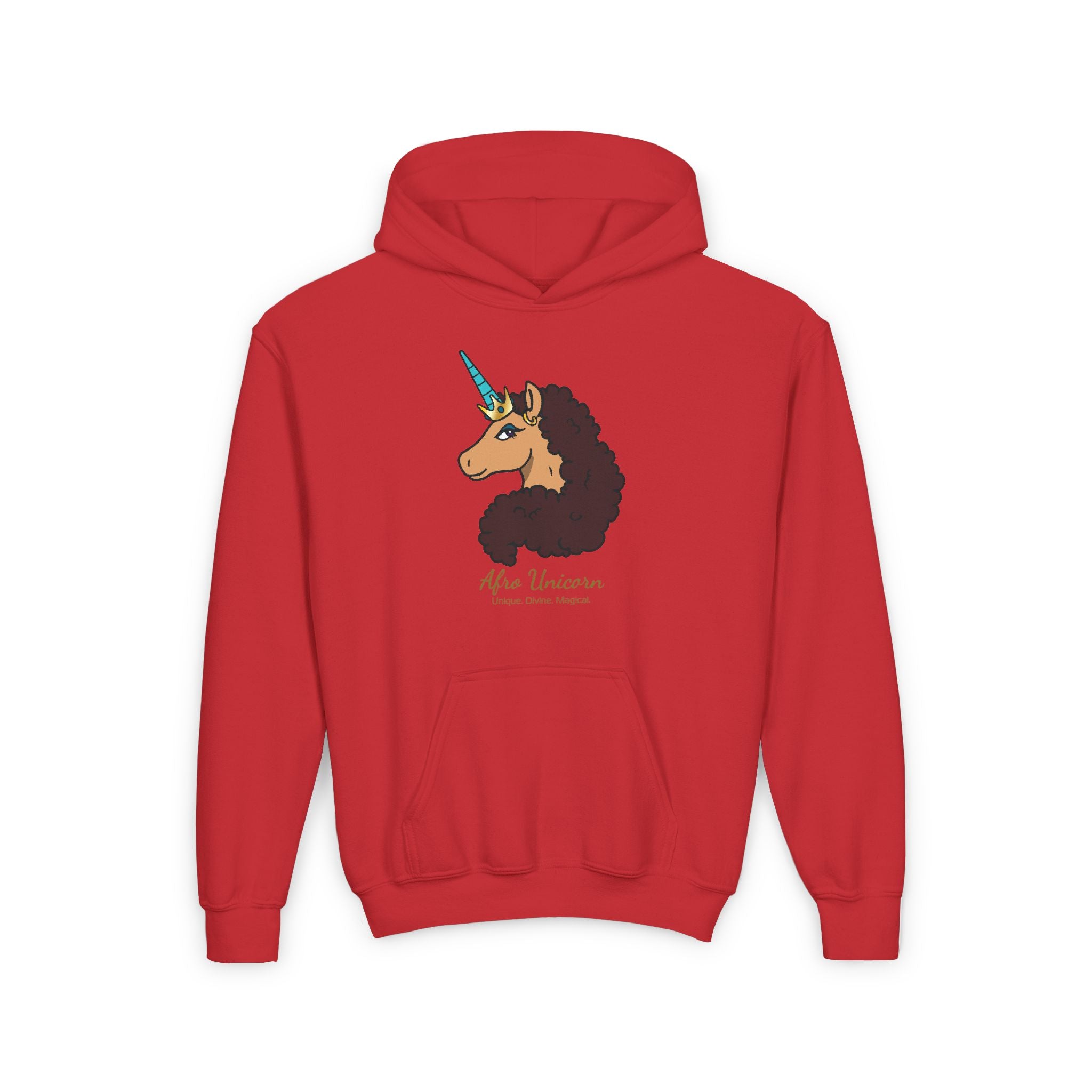 Youth Afro Unicorn Hoodie  - Divine