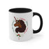 Afro Unicorn Holiday Mug