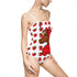 Afro Unicorn Crimson & Cream One-piece Swimsuit — D9 Delta Love