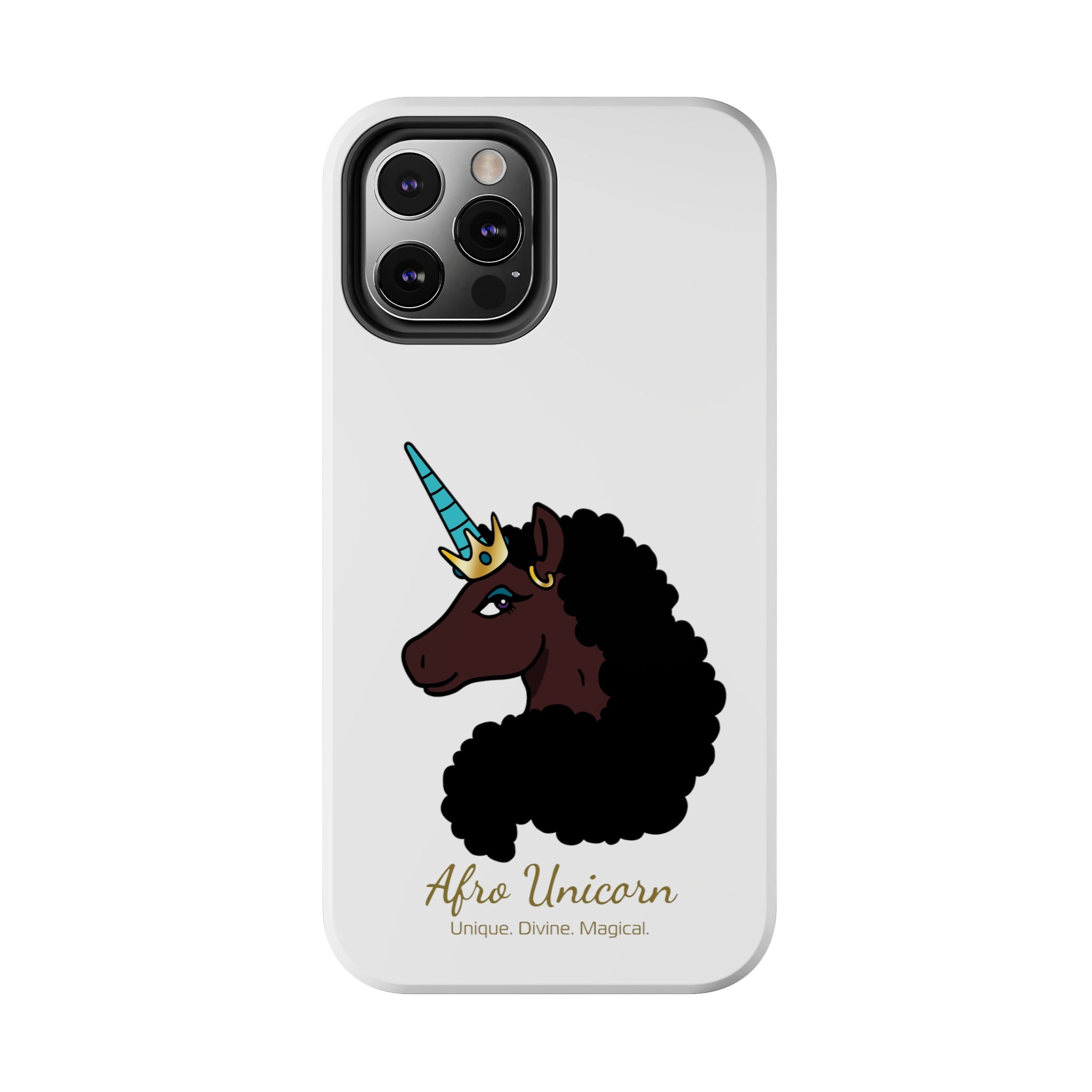 Afro Unicorn Tough Phone Cases - Mocha
