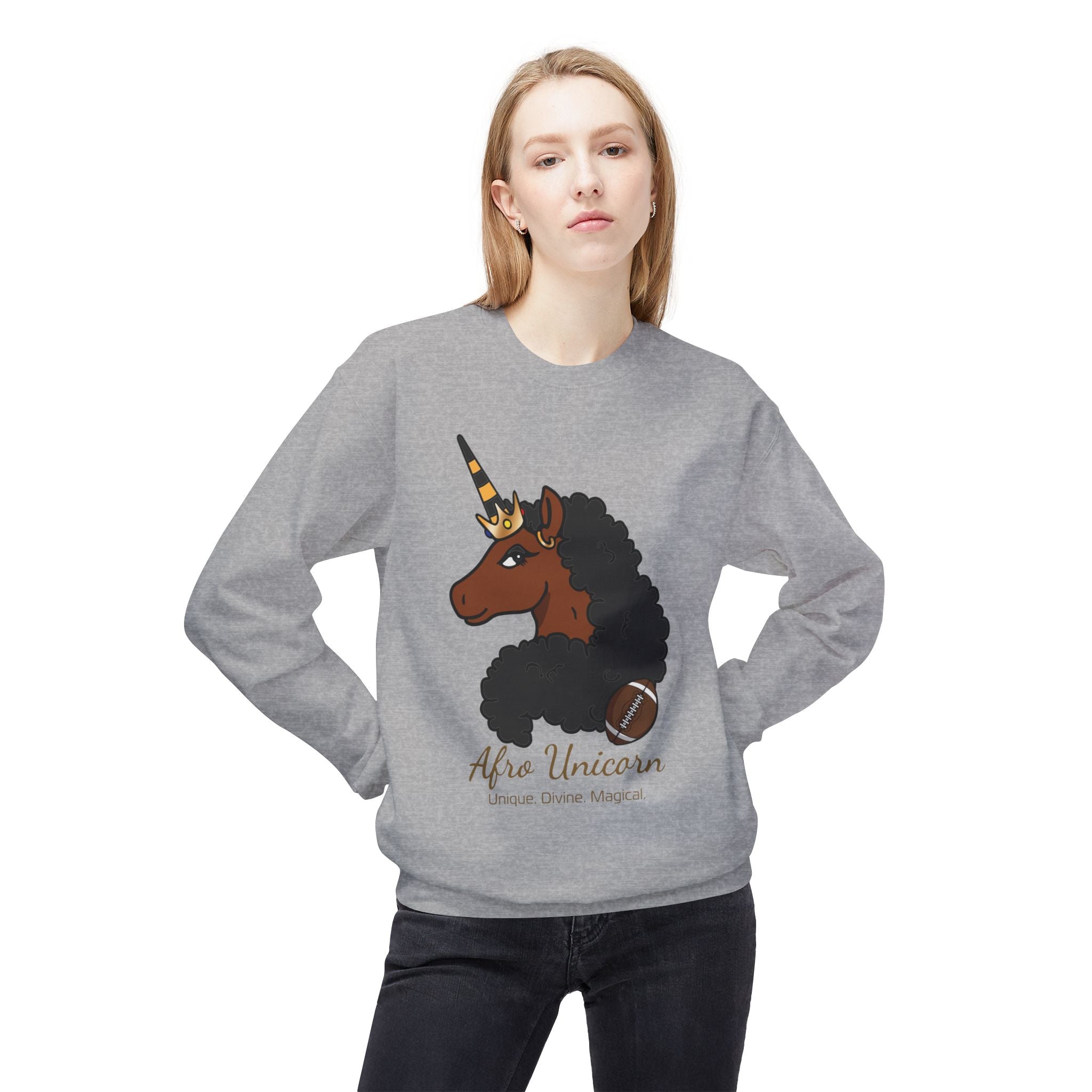 STEELERS -Unisex Midweight Softstyle Fleece Crewneck Sweatshirt