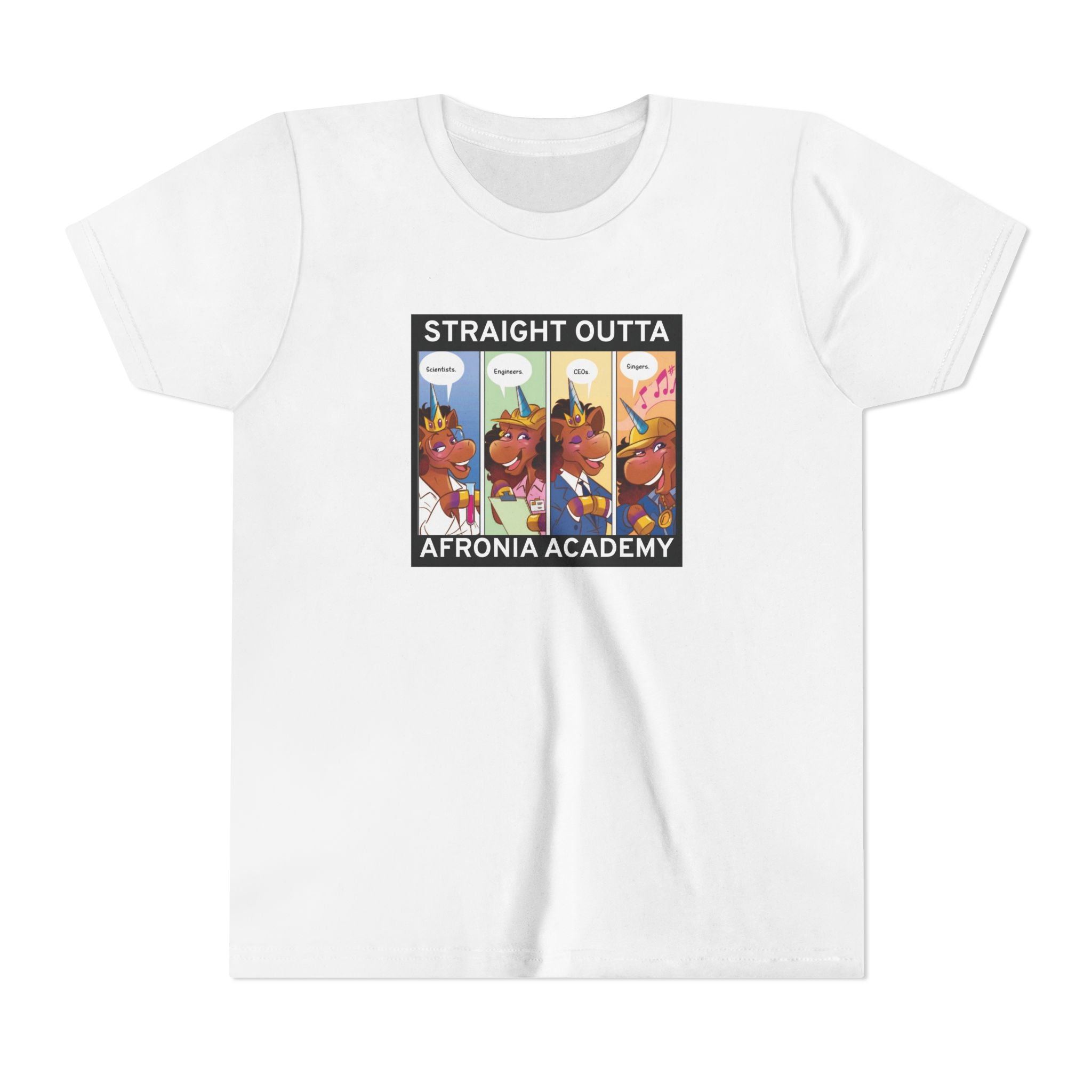 Youth Tee - STRAIGHT OUTTA AFRONIA