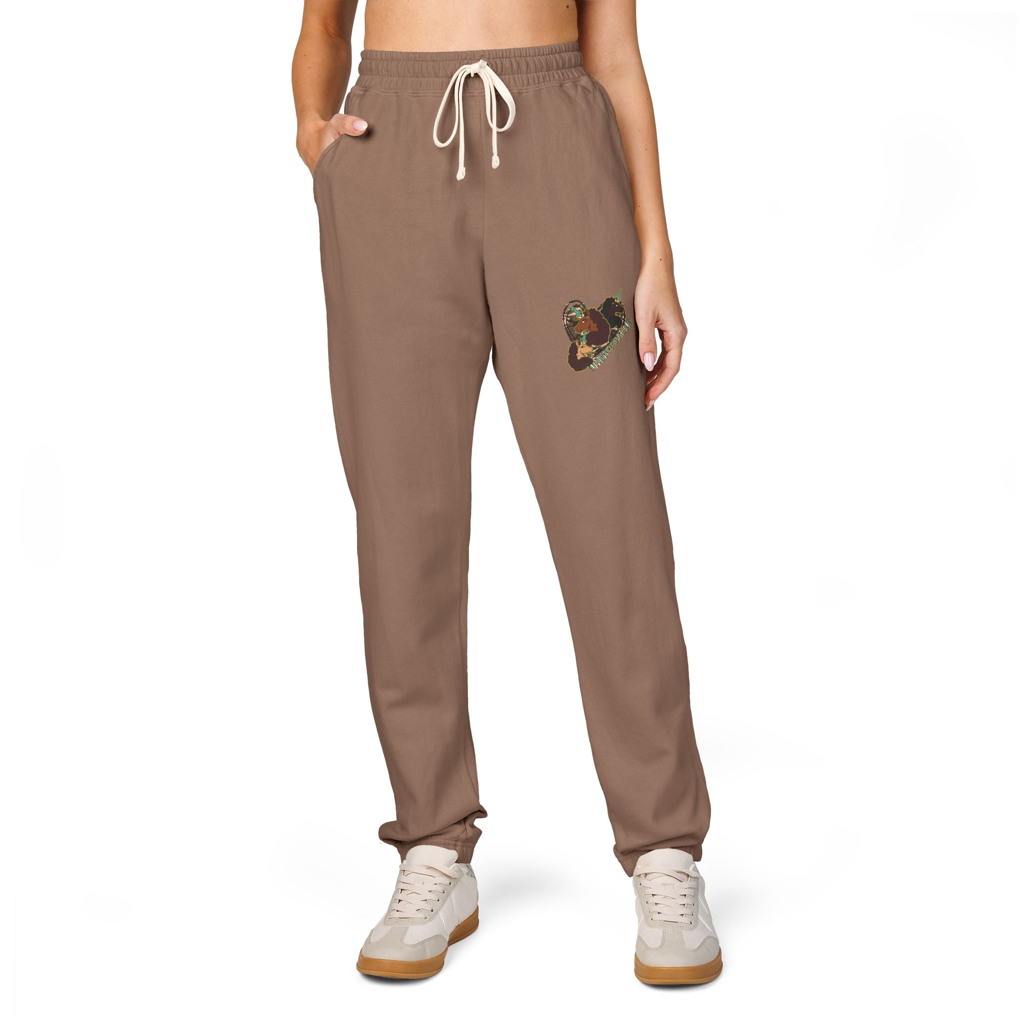 Afro Unicorn "Unstoppable" Fleece Sweatpants