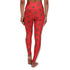 Afro Unicorn Crimson & Cream Delta Stripe High-Waisted Leggings