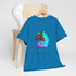 Afro Unicorn Cotton Candy Design Tee for Women