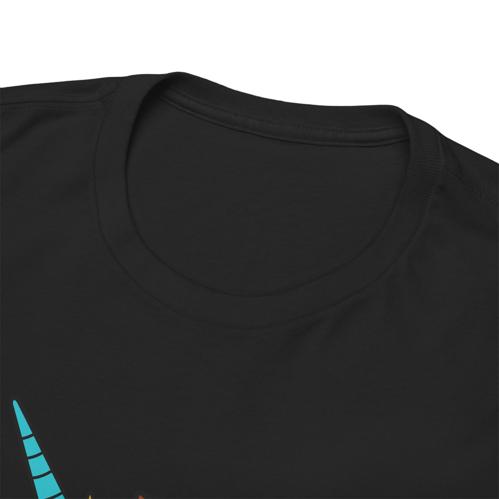Afro Unicorn Cotton Candy Design Tee for Women
