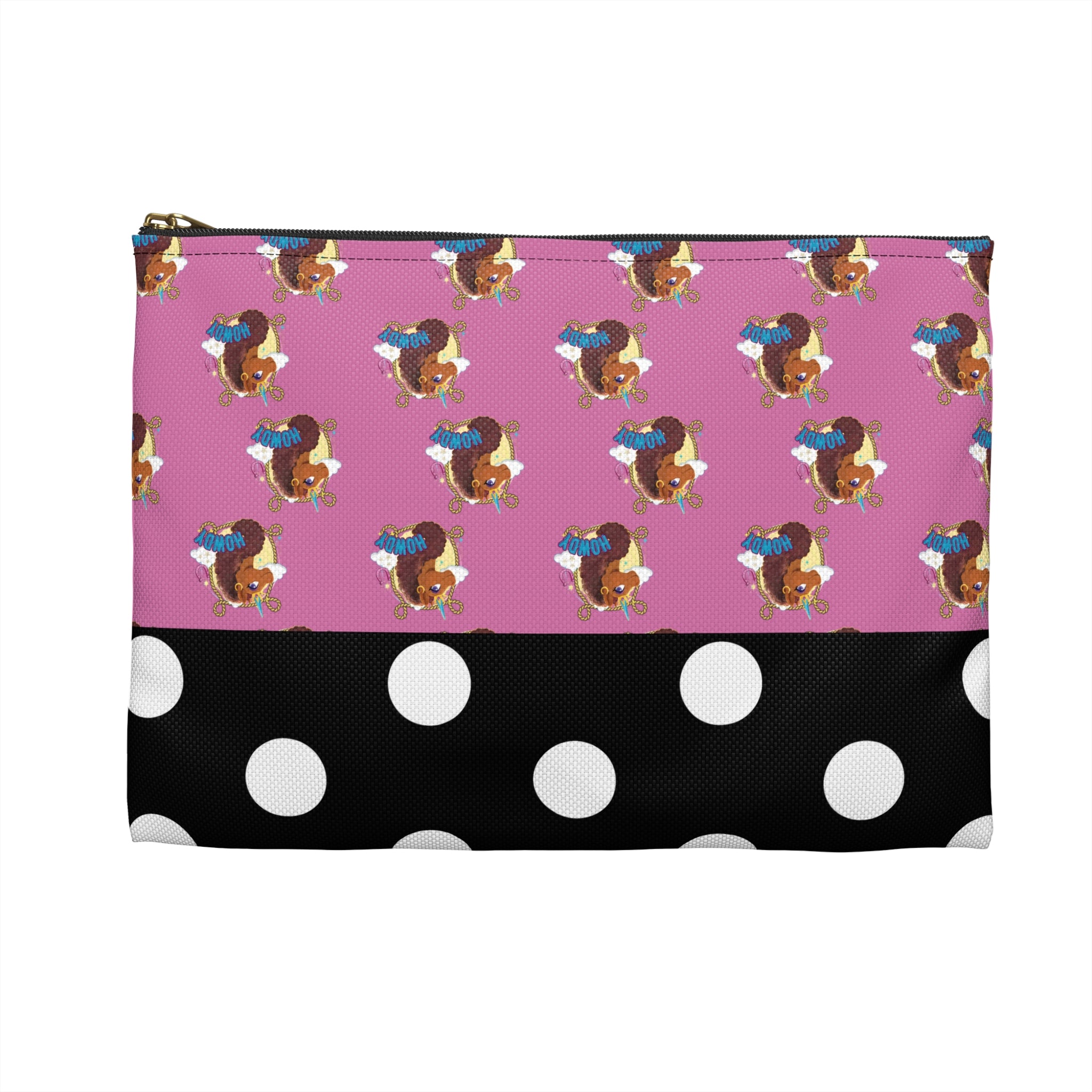 Accessory Pouch Afro Unicorn "Howdy" Back to School Organizer