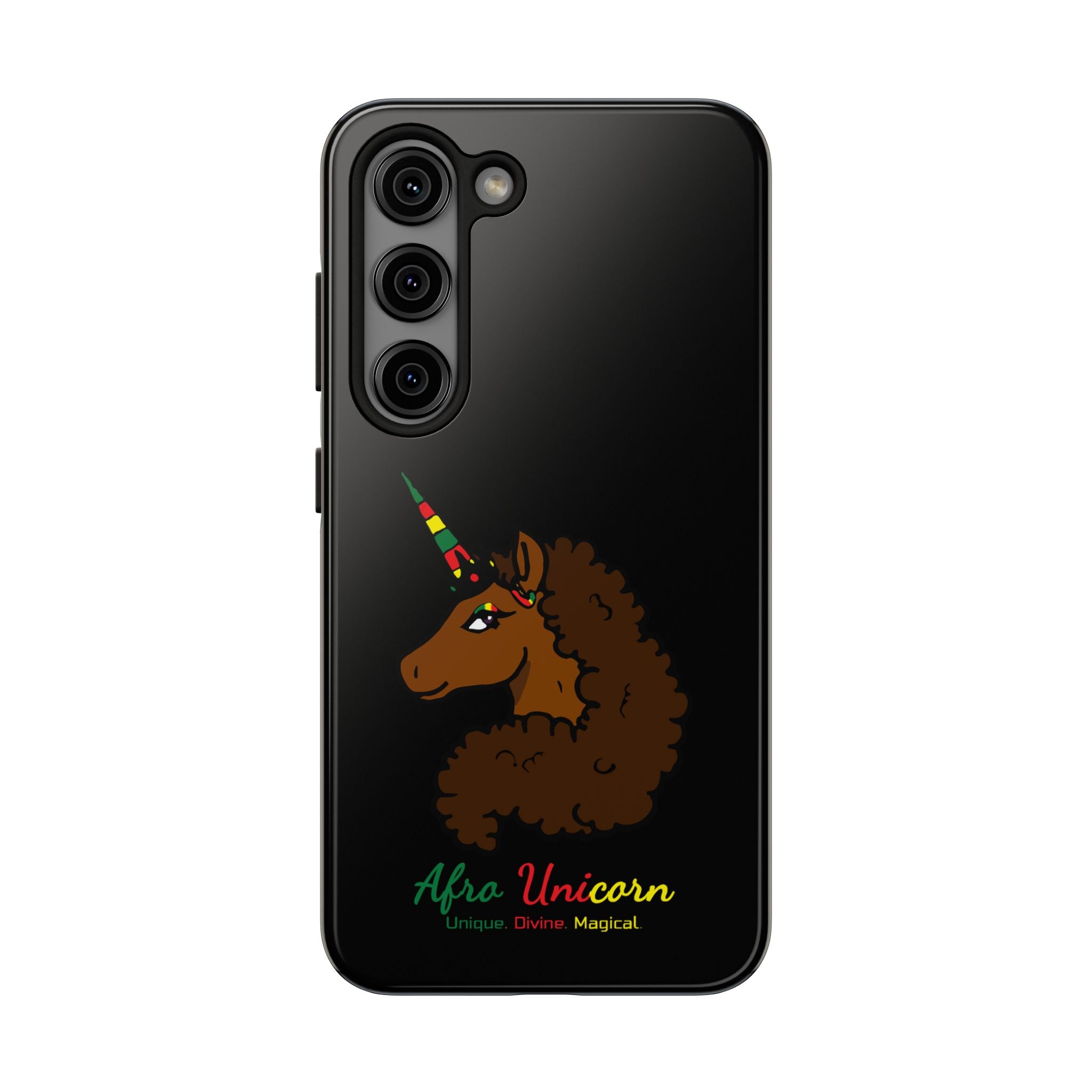 Phone Case - Afro Unicorn Black Pride Celebration Design