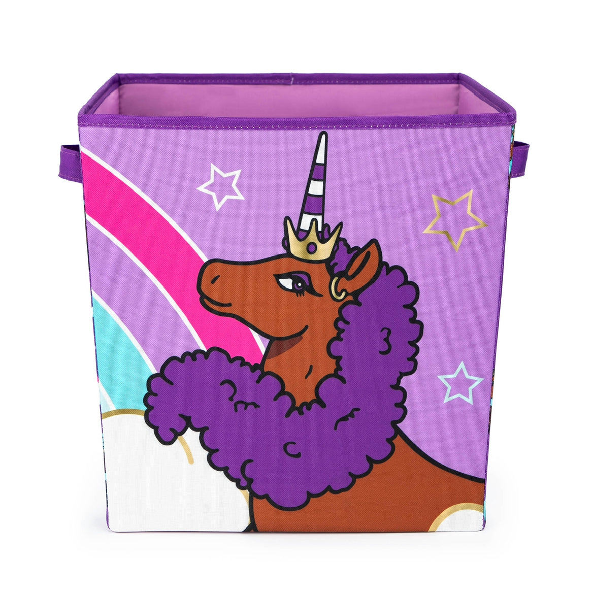 Afro Unicorn Storage Bin