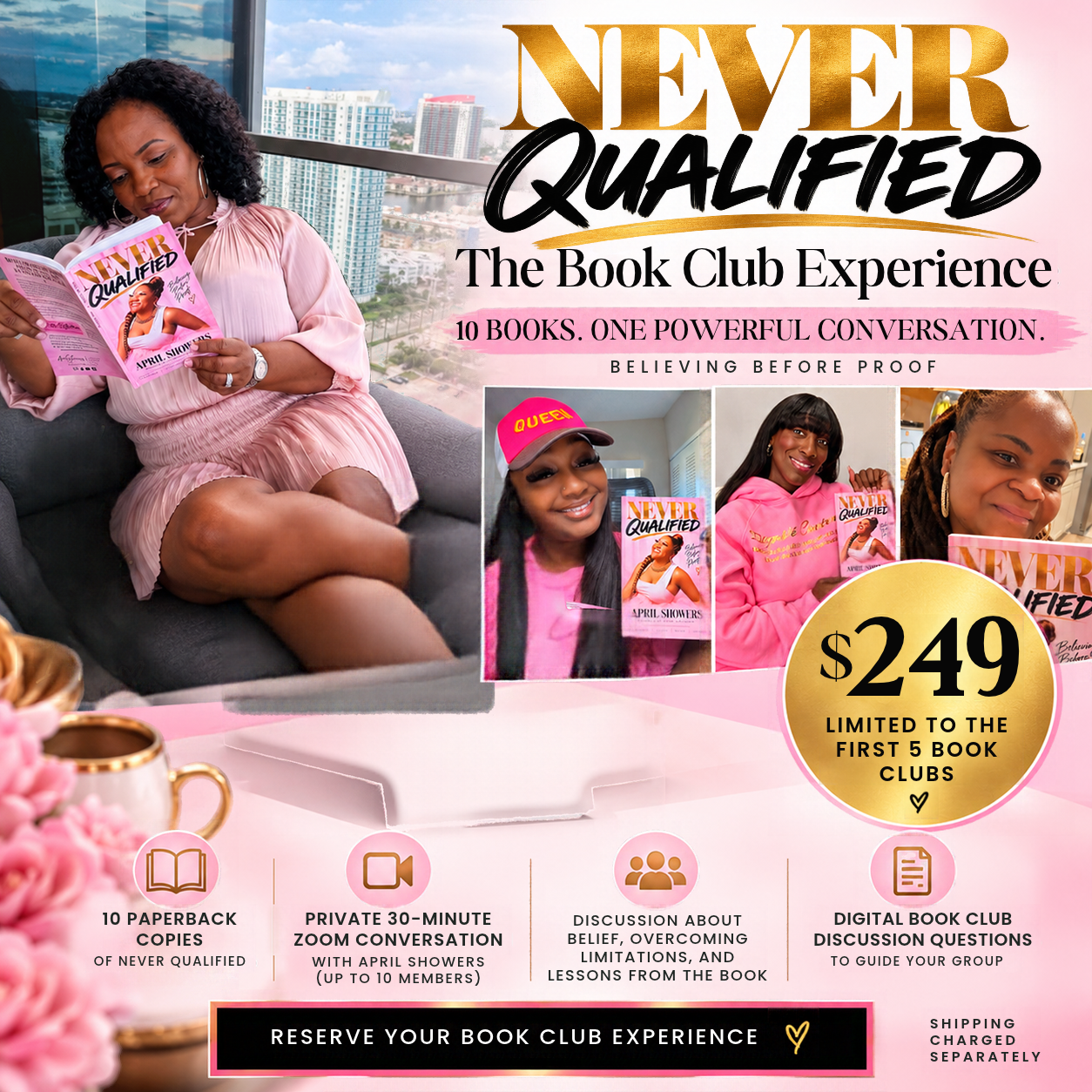 The Never Qualified Book Club Experience