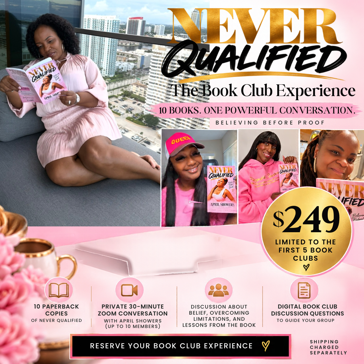 The Never Qualified Book Club Experience