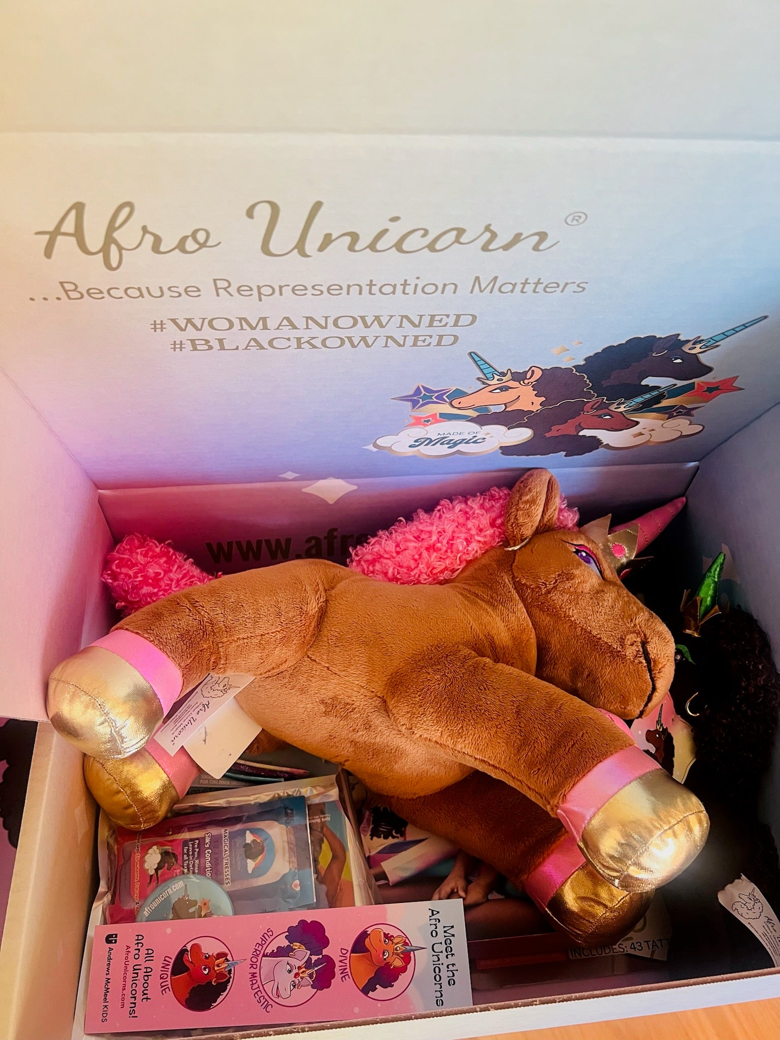 Afro Unicorn Magical Mystery Box