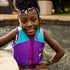 Afro Unicorn Swim Vest for ages 2-4 and 4-6