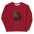 Afro Unicorn Holiday Loungewear Sweater