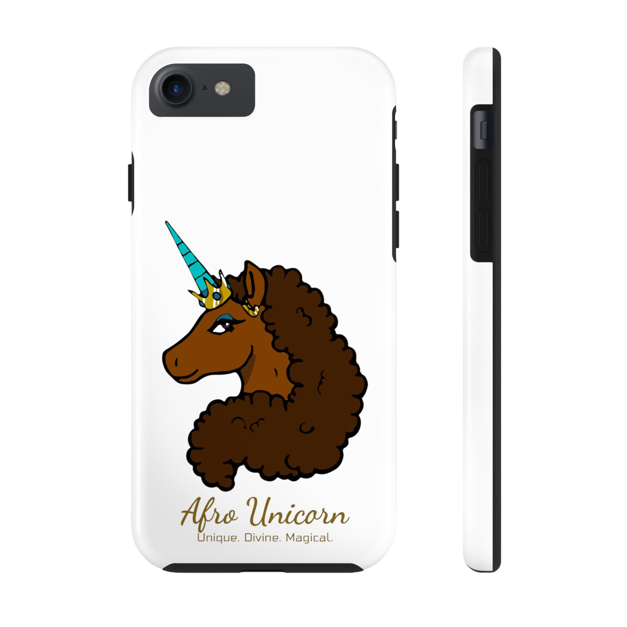 Afro Unicorn Tough Phone Cases - Caramel