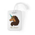 Afro Unicorn Luggage Tag - Vanilla- Afro Unicorn