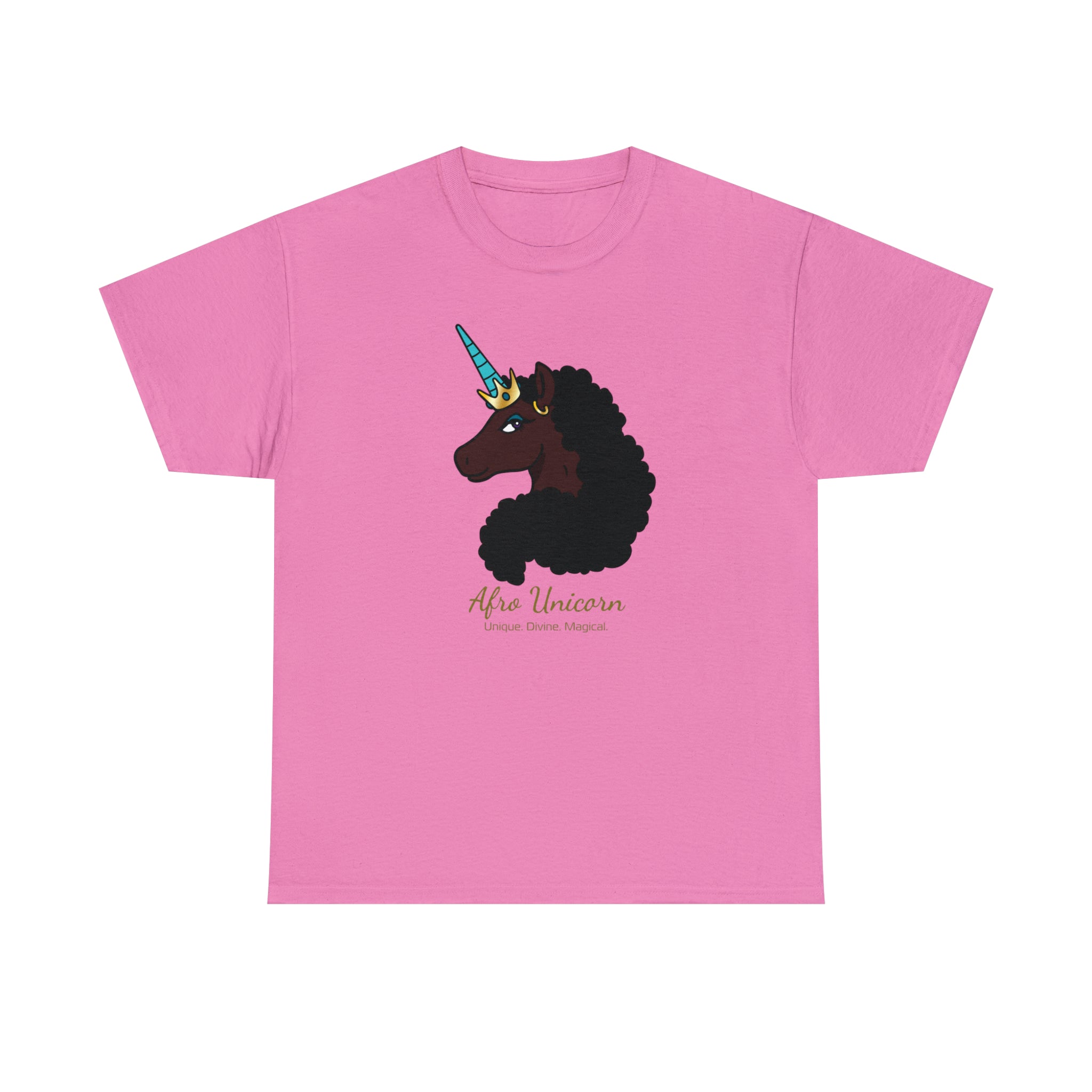 Magical Afro Unicorn Signature Tee - Adults (Mocha)