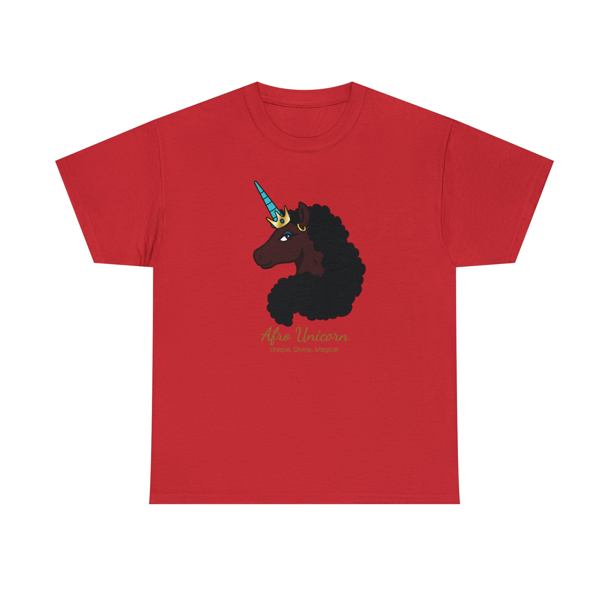 Magical Afro Unicorn Signature Tee - Adults (Mocha)