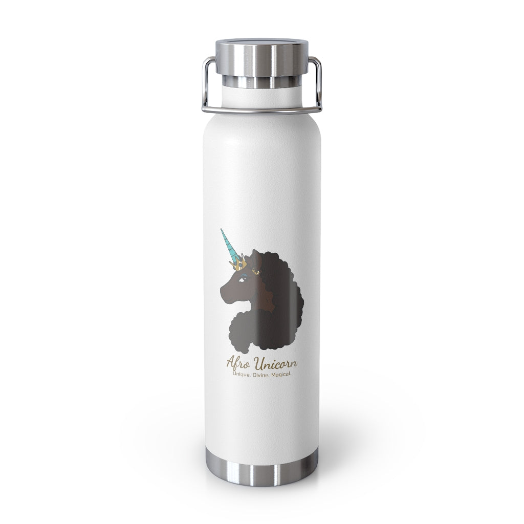 Afro Unicorn  22oz Insulated  Bottle - Mocha