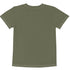 Afro Unicorn Kids Crew Neck T-shirt - Military Green