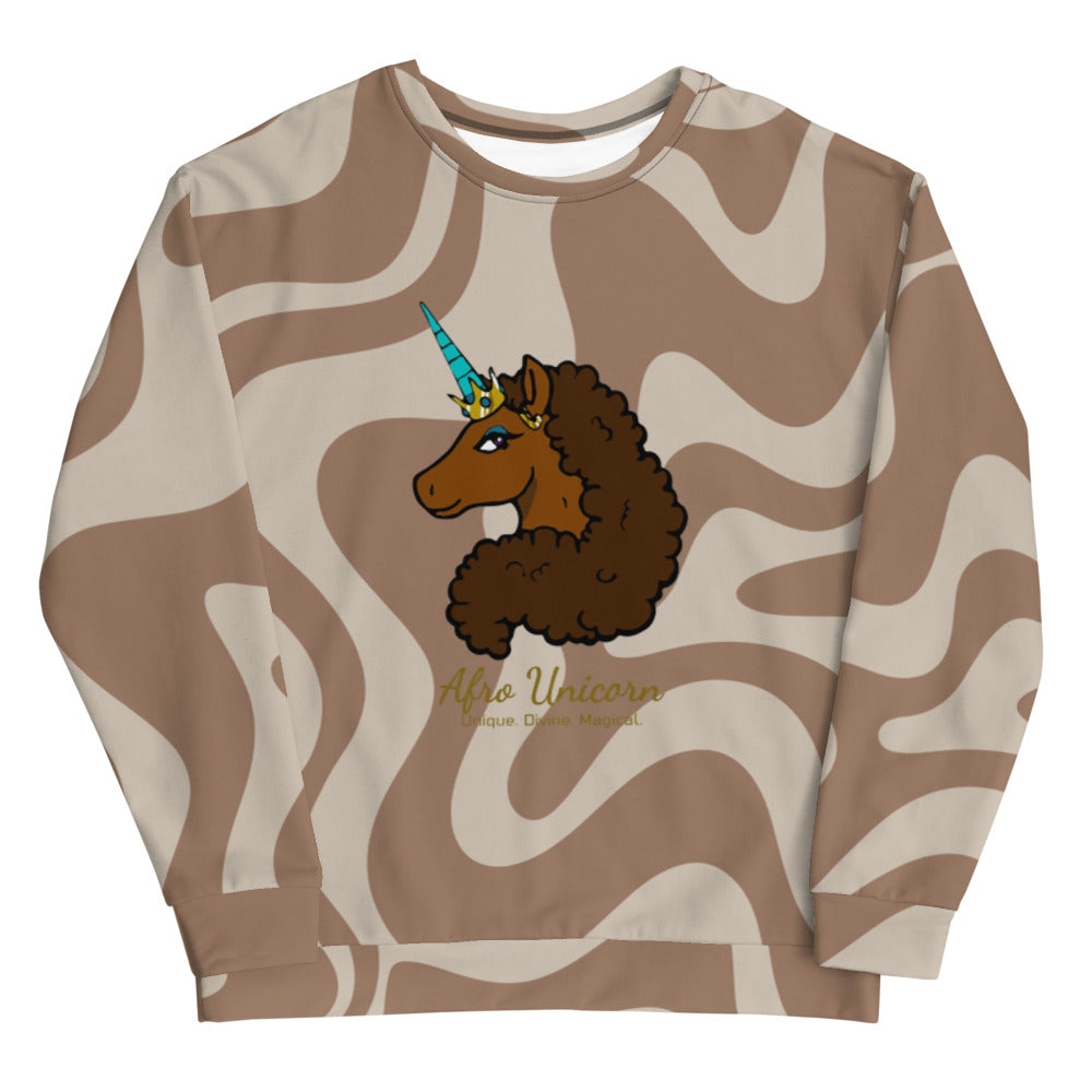 Afro Unicorn Swirl Sweatshirt