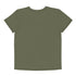 Afro Unicorn Youth Crew Neck T-shirt - Military Green
