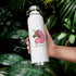 Afro Unicorn 22oz Insulated  Bottle - Pink & Green