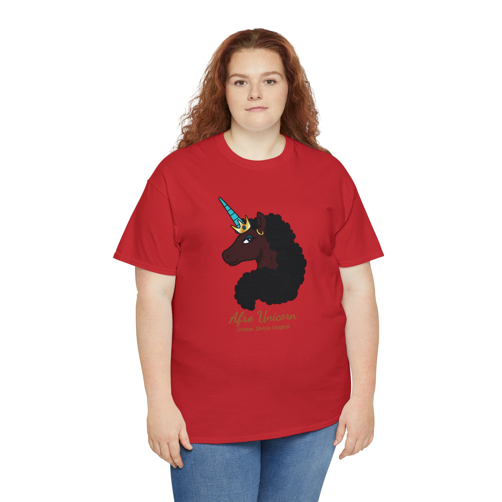 Magical Afro Unicorn Signature Tee - Adults (Mocha)